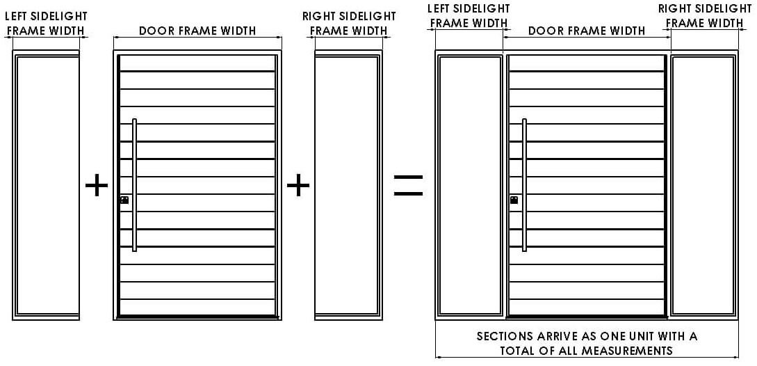 sidelight size