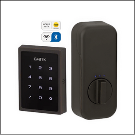 Emtek Touchscreen Smart Keypad in Oil Rubbed Bronze